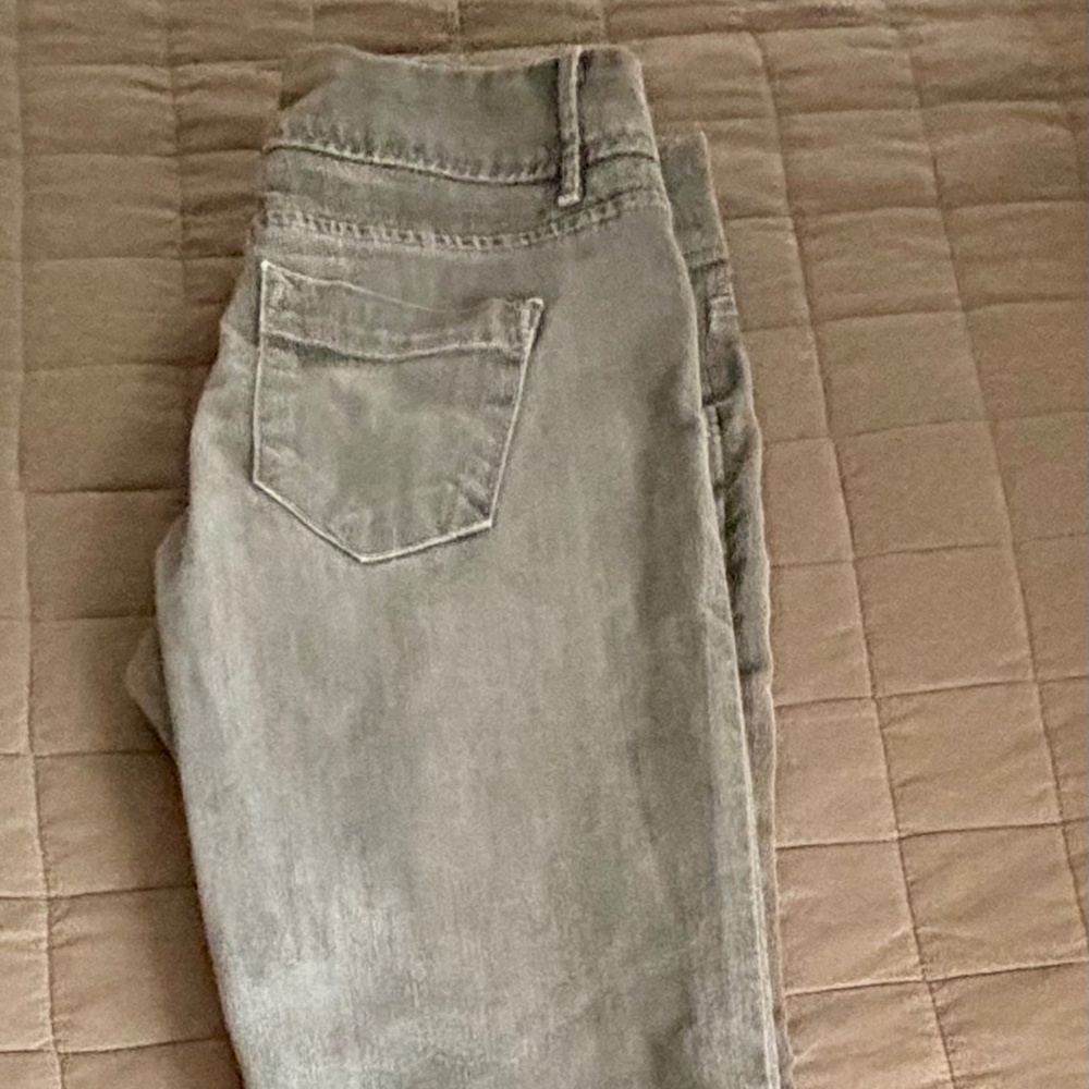 Banana Republic Gray Rinse Jeans Womens 12 Petite
